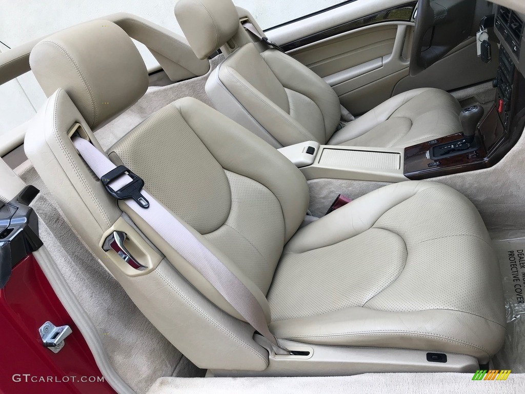 1997 SL 500 Roadster - Imperial Red / Parchment Beige photo #48