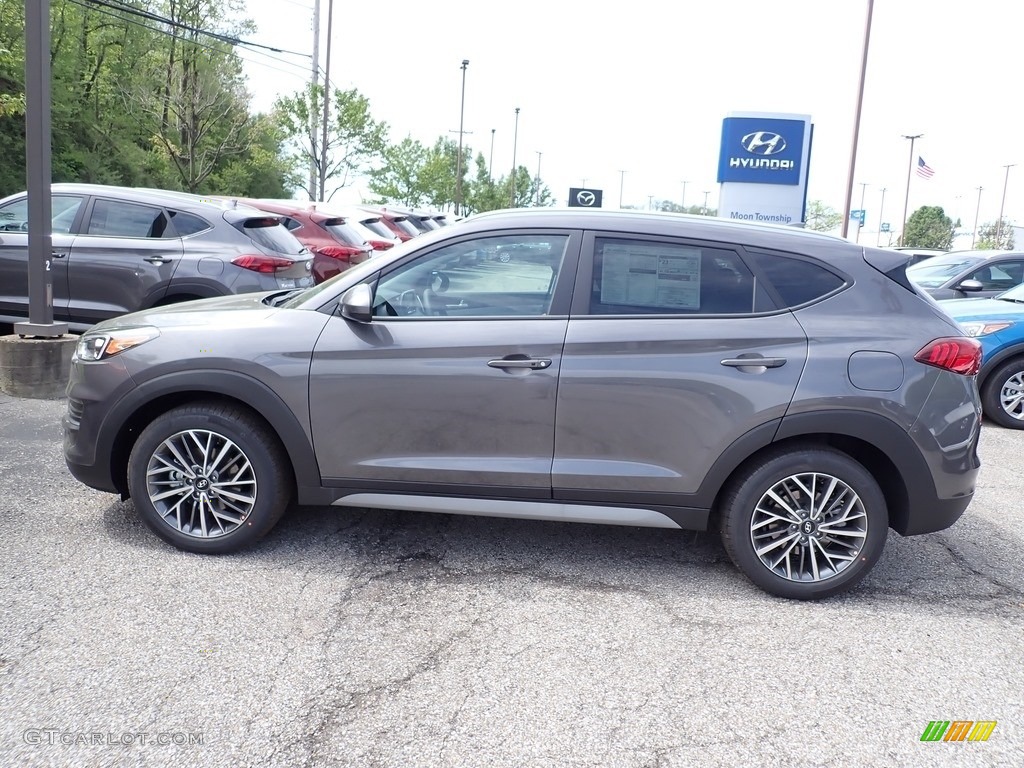 2020 Tucson SEL AWD - Magnetic Force Metallic / Gray photo #6