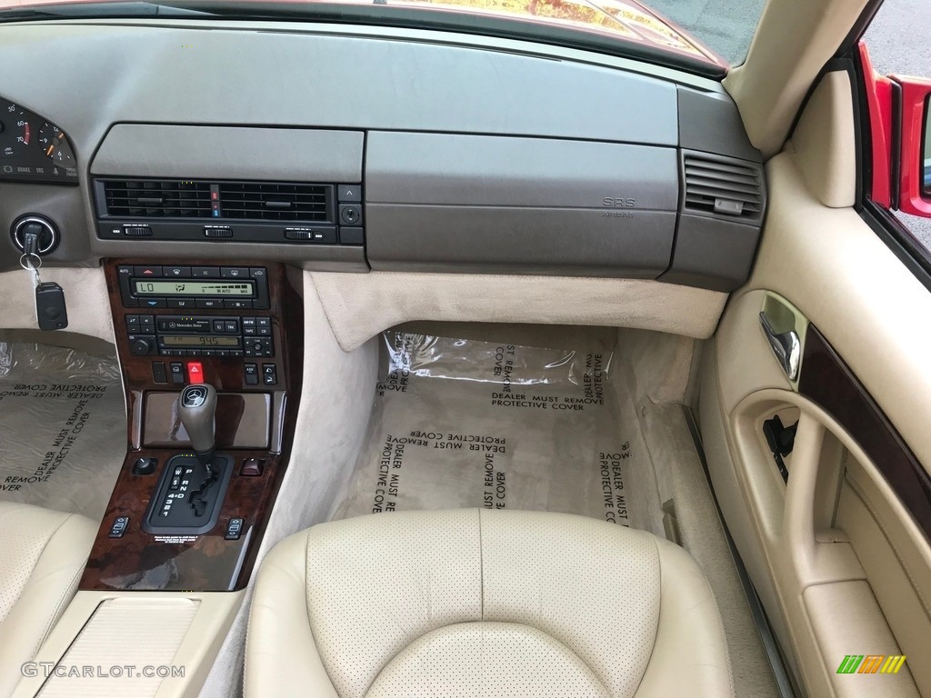 1997 SL 500 Roadster - Imperial Red / Parchment Beige photo #55