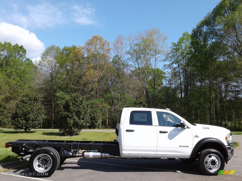 Bright White 2020 Ram 5500 Tradesman Crew Cab 4x4 Chassis Exterior Photo #138618738
