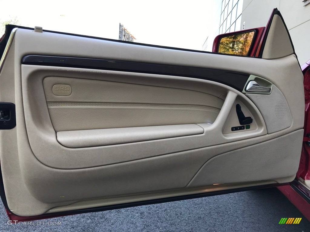 1997 SL 500 Roadster - Imperial Red / Parchment Beige photo #61