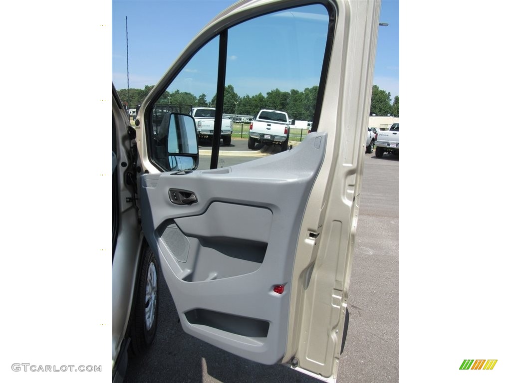 2017 Ford Transit Wagon XLT 350 LR Long Charcoal Black Door Panel Photo #138618903