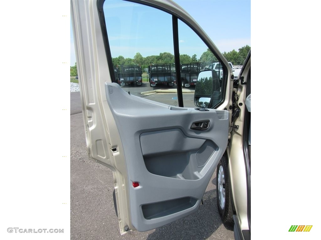 2017 Ford Transit Wagon XLT 350 LR Long Charcoal Black Door Panel Photo #138619230
