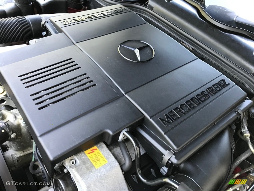 1997 SL 500 Roadster - Imperial Red / Parchment Beige photo #87