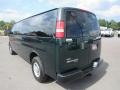2010 Dark Green Metallic Chevrolet Express LS 3500 Extended Passenger Van  photo #1