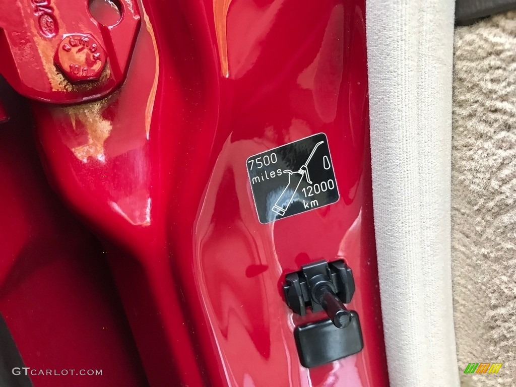 1997 SL 500 Roadster - Imperial Red / Parchment Beige photo #98