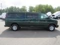 2010 Dark Green Metallic Chevrolet Express LS 3500 Extended Passenger Van  photo #4