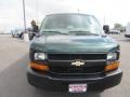 2010 Dark Green Metallic Chevrolet Express LS 3500 Extended Passenger Van  photo #6