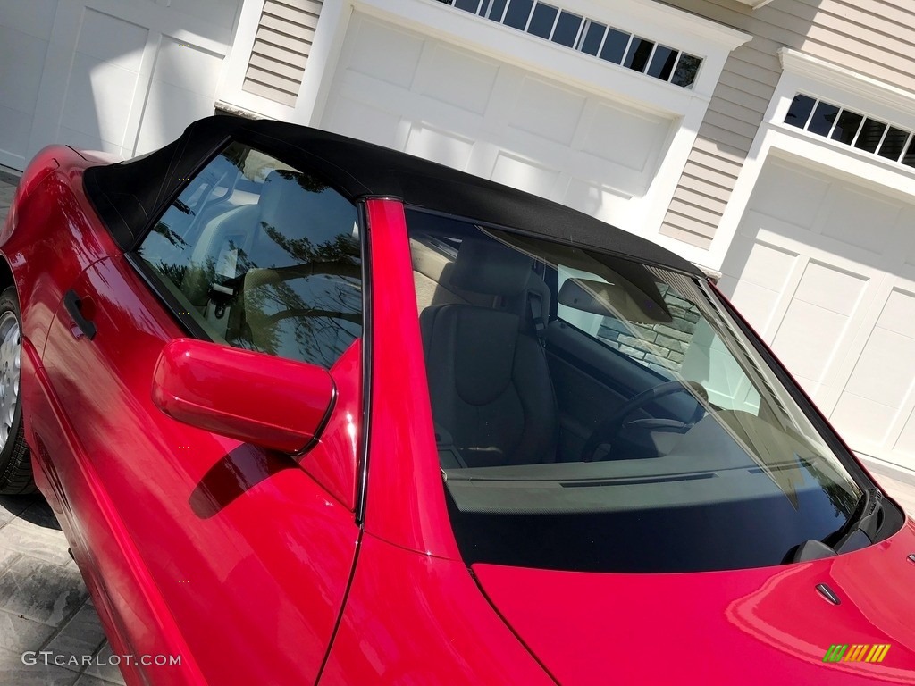 1997 SL 500 Roadster - Imperial Red / Parchment Beige photo #114