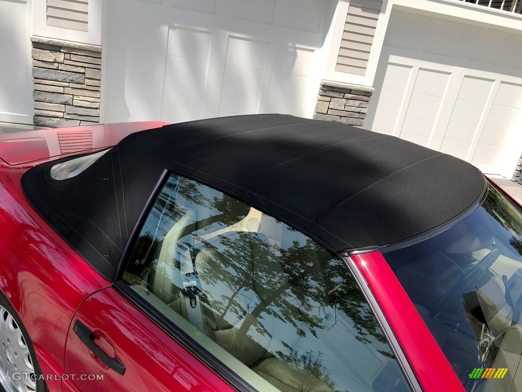 1997 SL 500 Roadster - Imperial Red / Parchment Beige photo #115