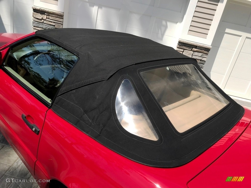 1997 SL 500 Roadster - Imperial Red / Parchment Beige photo #116