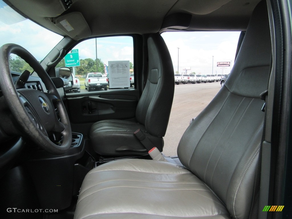 2010 Express LS 3500 Extended Passenger Van - Dark Green Metallic / Neutral photo #22