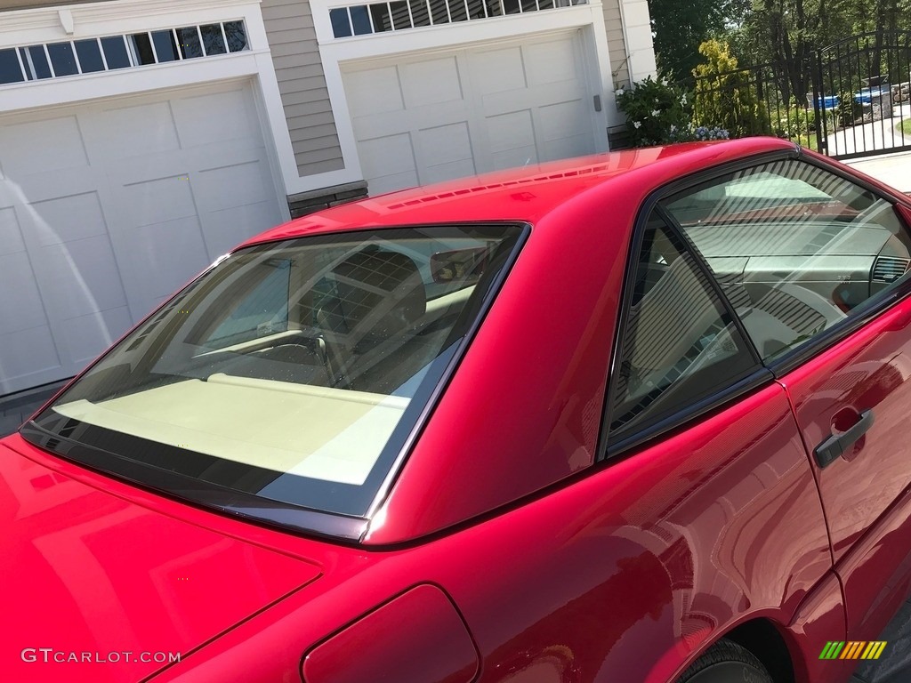 1997 SL 500 Roadster - Imperial Red / Parchment Beige photo #124
