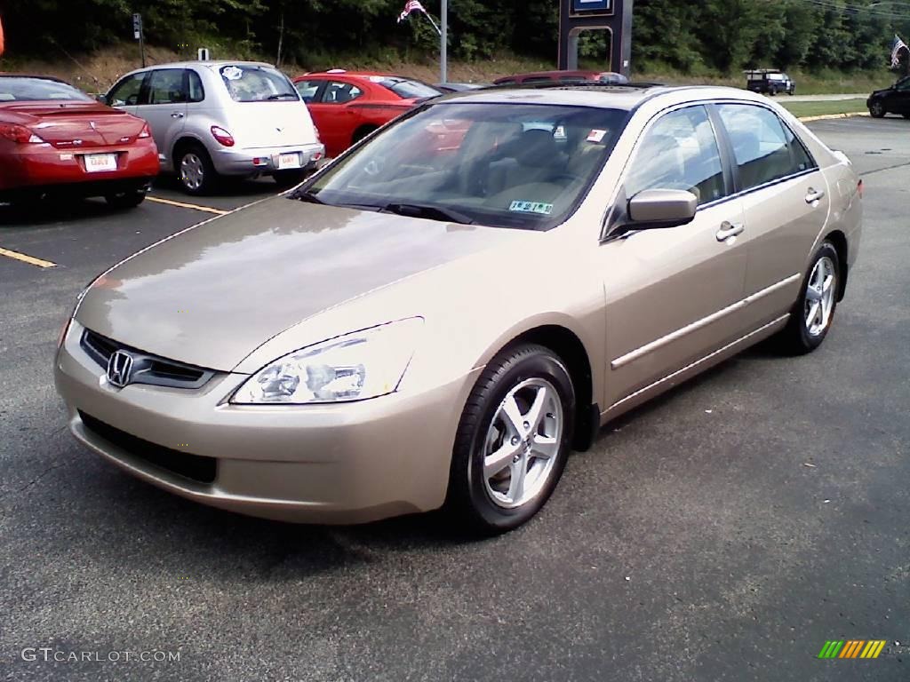 2005 Accord EX-L Sedan - Desert Mist Metallic / Ivory photo #1