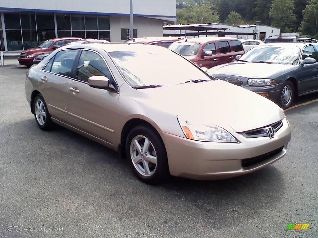 2005 Accord EX-L Sedan - Desert Mist Metallic / Ivory photo #3