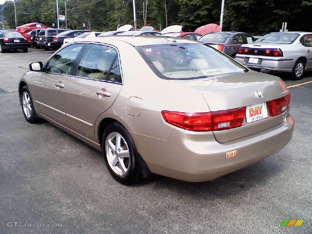 2005 Accord EX-L Sedan - Desert Mist Metallic / Ivory photo #7