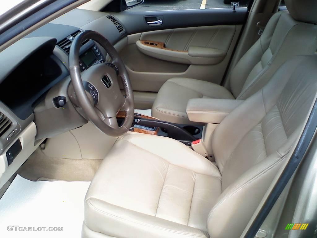 2005 Accord EX-L Sedan - Desert Mist Metallic / Ivory photo #8
