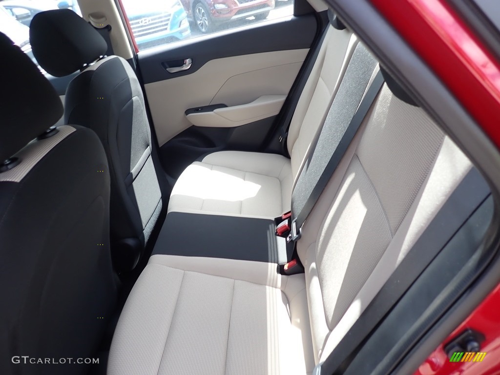 2020 Accent SEL - Pomegranate Red / Beige photo #8