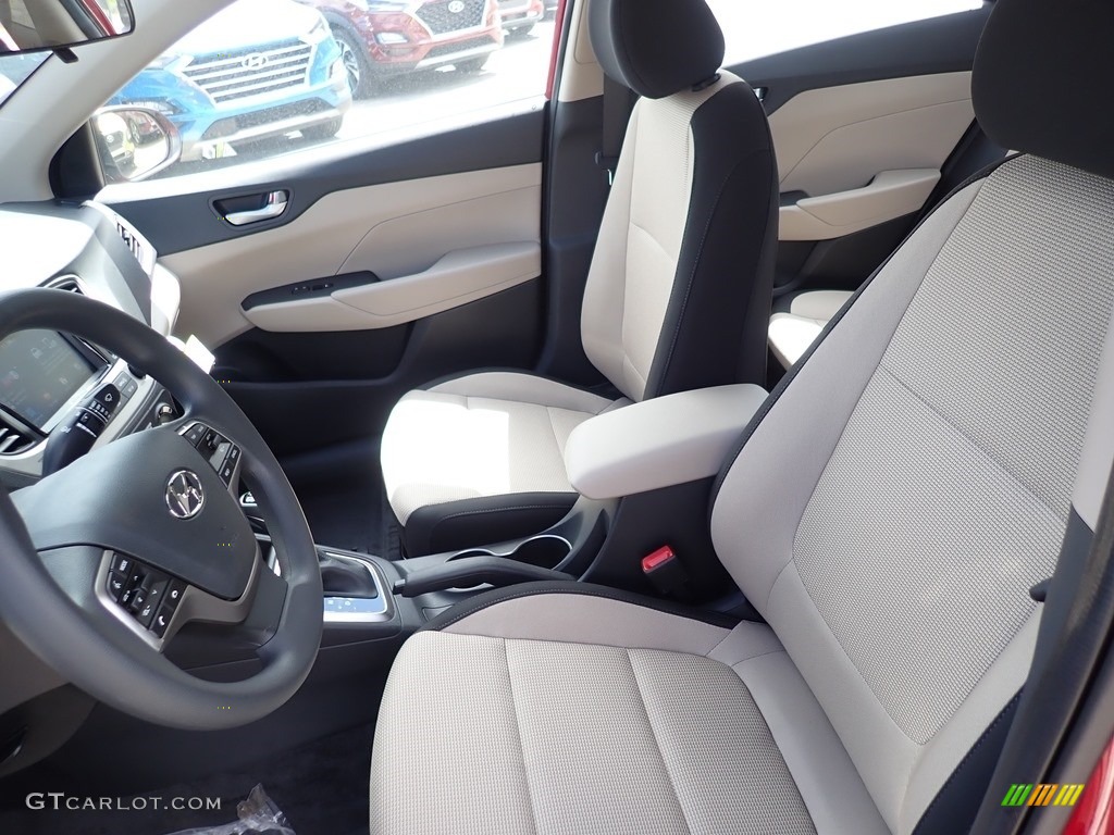 2020 Accent SEL - Pomegranate Red / Beige photo #11