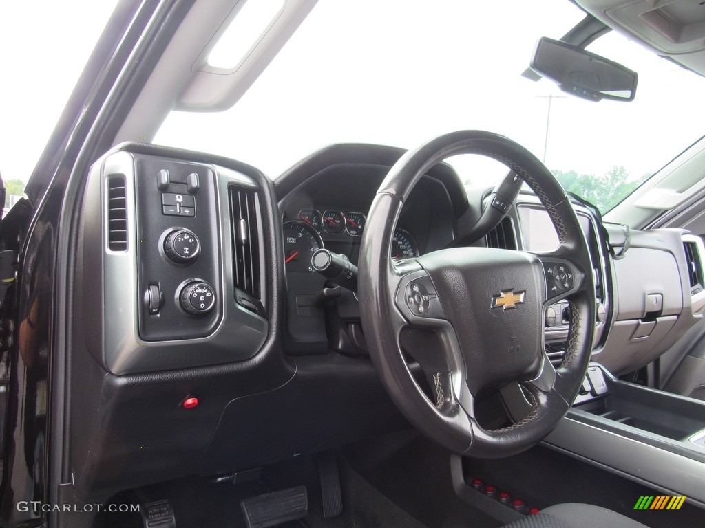 2016 Chevrolet Silverado 2500HD LT Crew Cab 4x4 Dark Ash/Jet Black Steering Wheel Photo #138623280