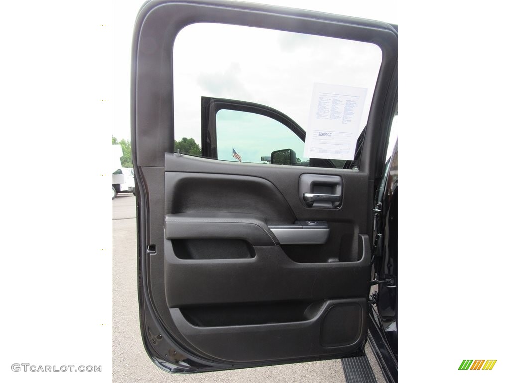 2016 Chevrolet Silverado 2500HD LT Crew Cab 4x4 Dark Ash/Jet Black Door Panel Photo #138623424
