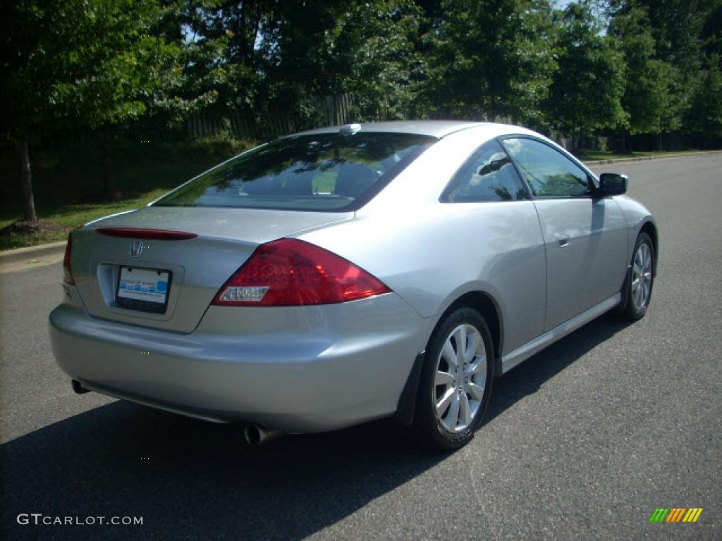 2006 Accord EX-L V6 Coupe - Alabaster Silver Metallic / Black photo #3