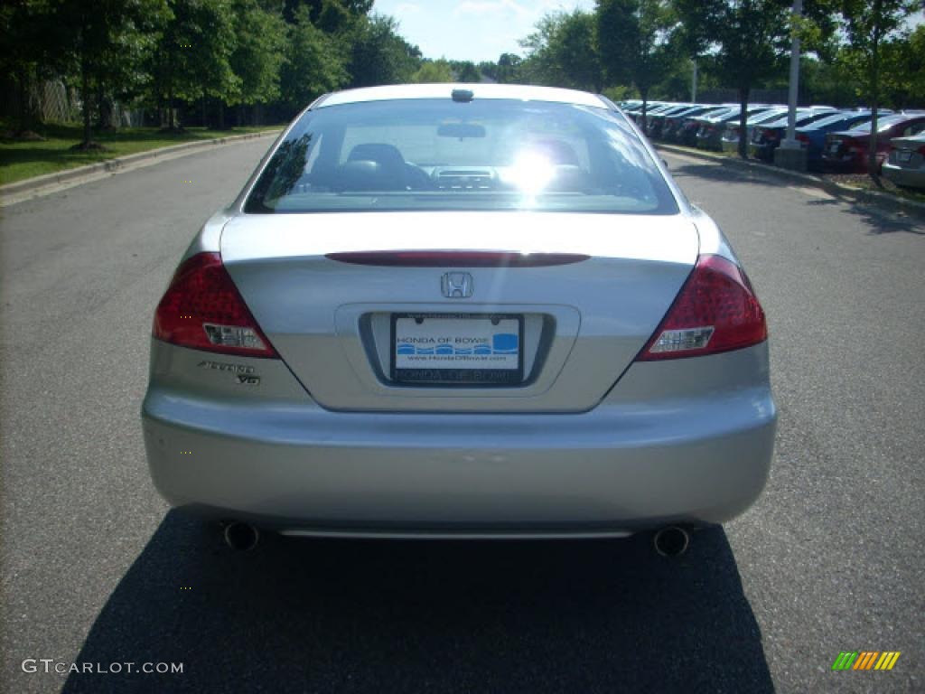 2006 Accord EX-L V6 Coupe - Alabaster Silver Metallic / Black photo #4
