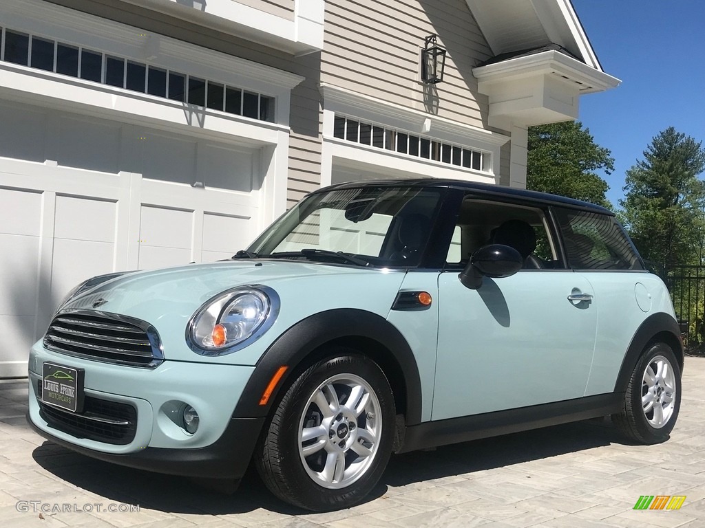 2013 Cooper Hardtop - Ice Blue / Carbon Black photo #99