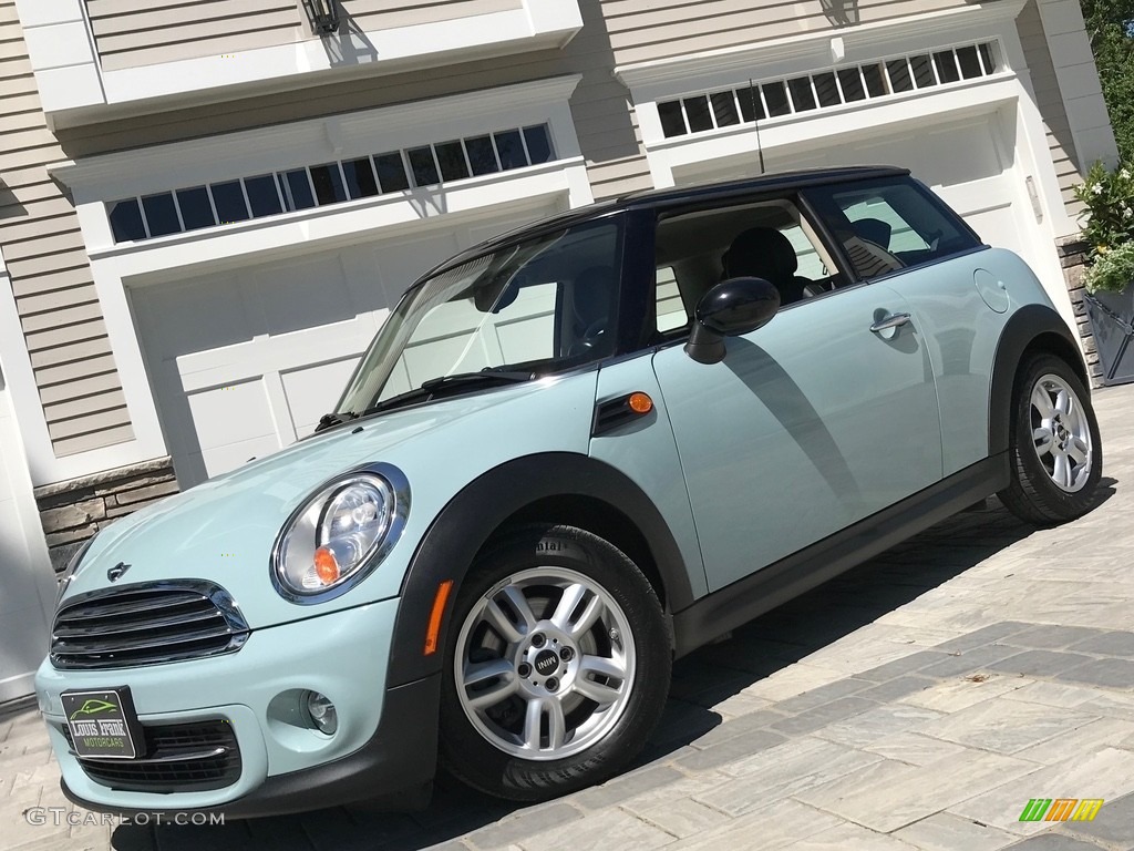 2013 Cooper Hardtop - Ice Blue / Carbon Black photo #105