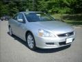 2006 Alabaster Silver Metallic Honda Accord EX V6 Coupe  photo #1