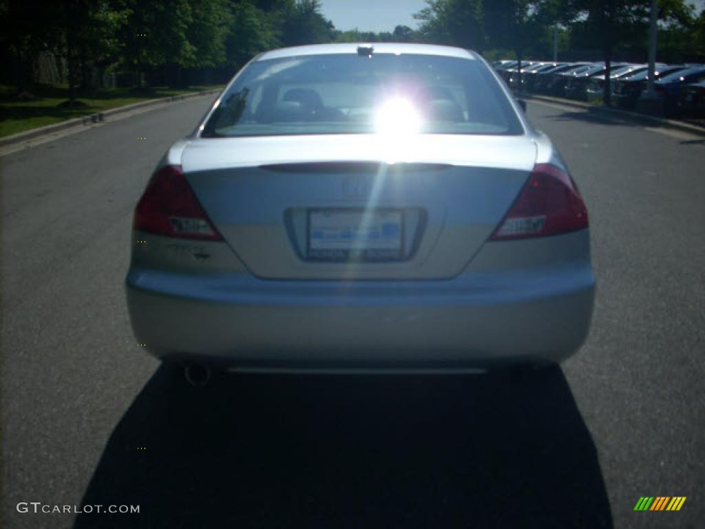 2006 Accord EX V6 Coupe - Alabaster Silver Metallic / Gray photo #4