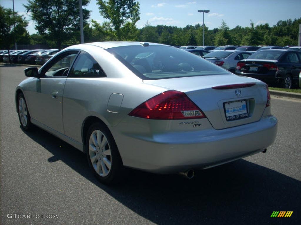 2006 Accord EX V6 Coupe - Alabaster Silver Metallic / Gray photo #5