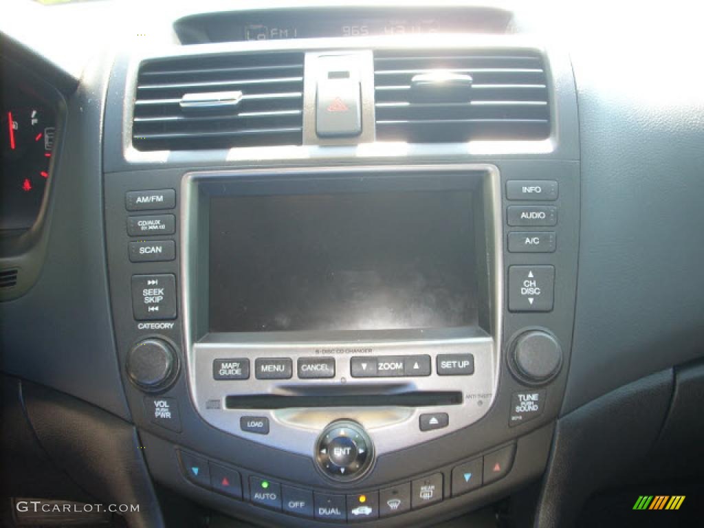 2006 Accord EX-L V6 Coupe - Alabaster Silver Metallic / Black photo #12
