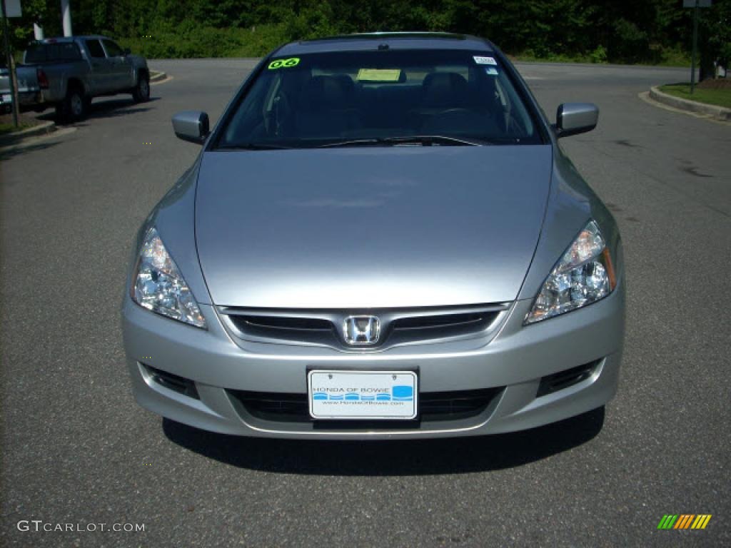 2006 Accord EX V6 Coupe - Alabaster Silver Metallic / Gray photo #8