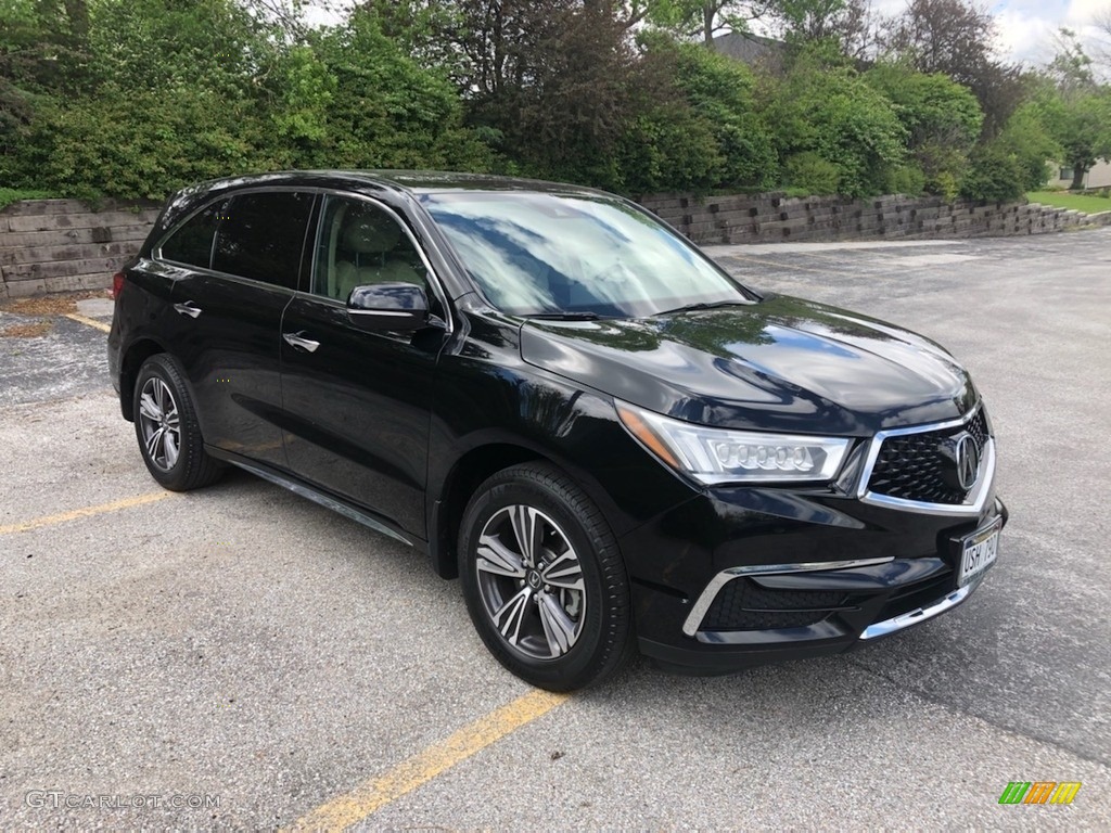 2017 MDX SH-AWD - Crystal Black Pearl / Parchment photo #10