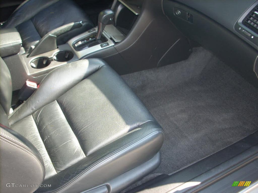 2006 Accord EX-L V6 Coupe - Alabaster Silver Metallic / Black photo #19