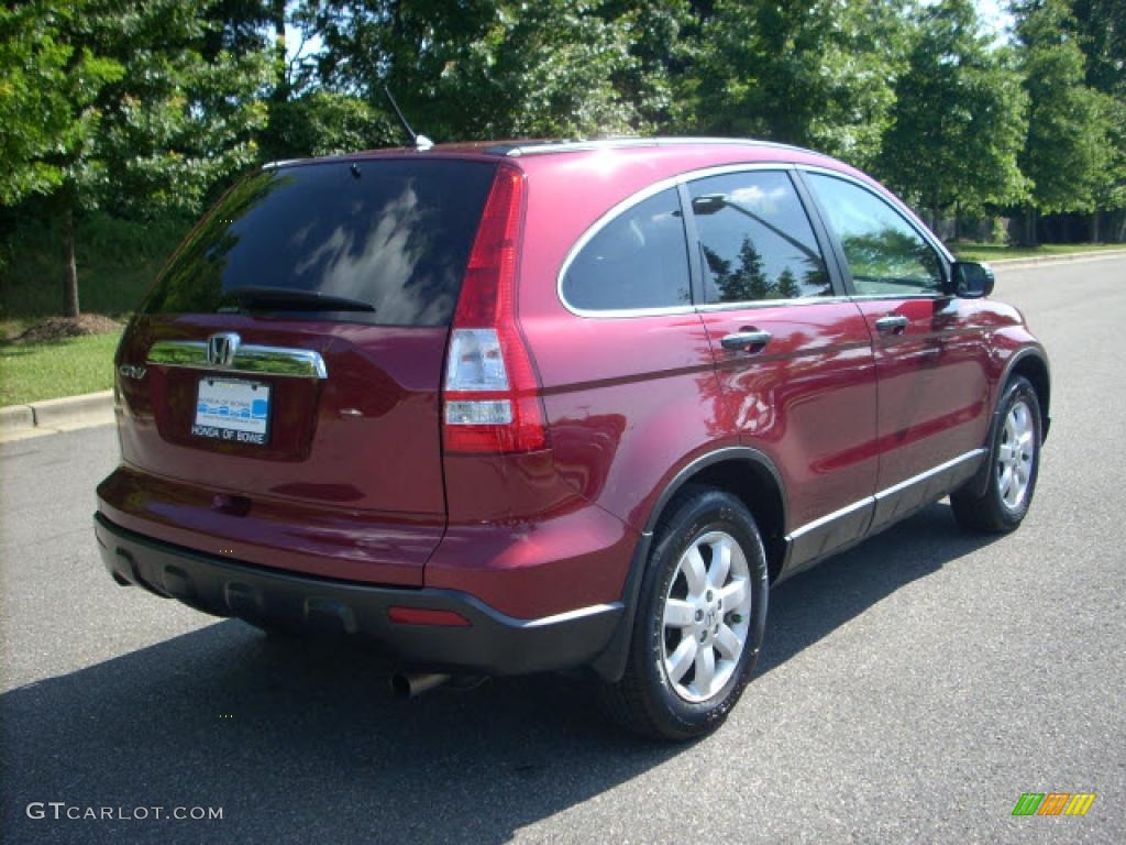 2007 CR-V EX 4WD - Tango Red Pearl / Gray photo #3