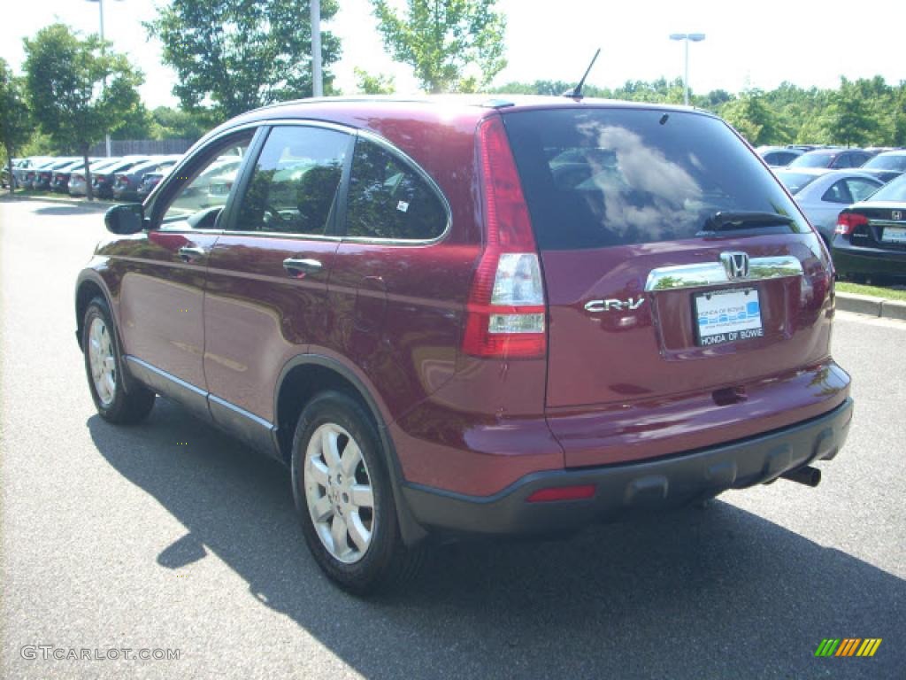 2007 CR-V EX 4WD - Tango Red Pearl / Gray photo #5