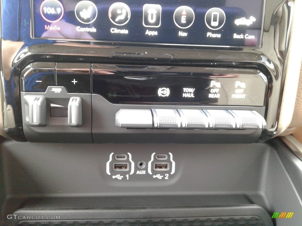 2020 2500 Laramie Crew Cab 4x4 - Hydro Blue Pearl / Mountain Brown/Light Frost Beige photo #29