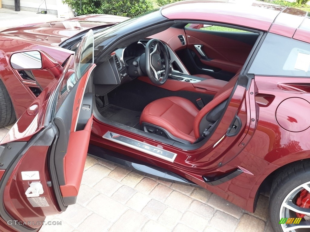 Spice Red Interior 2017 Chevrolet Corvette Grand Sport Coupe Photo #138628911