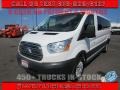 Oxford White 2017 Ford Transit Wagon XL 350 LR Long