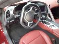 2017 Chevrolet Corvette Spice Red Interior Steering Wheel Photo