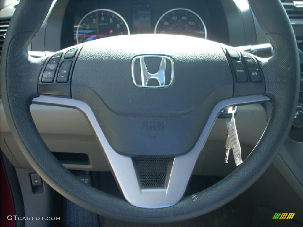 2007 CR-V EX 4WD - Tango Red Pearl / Gray photo #15