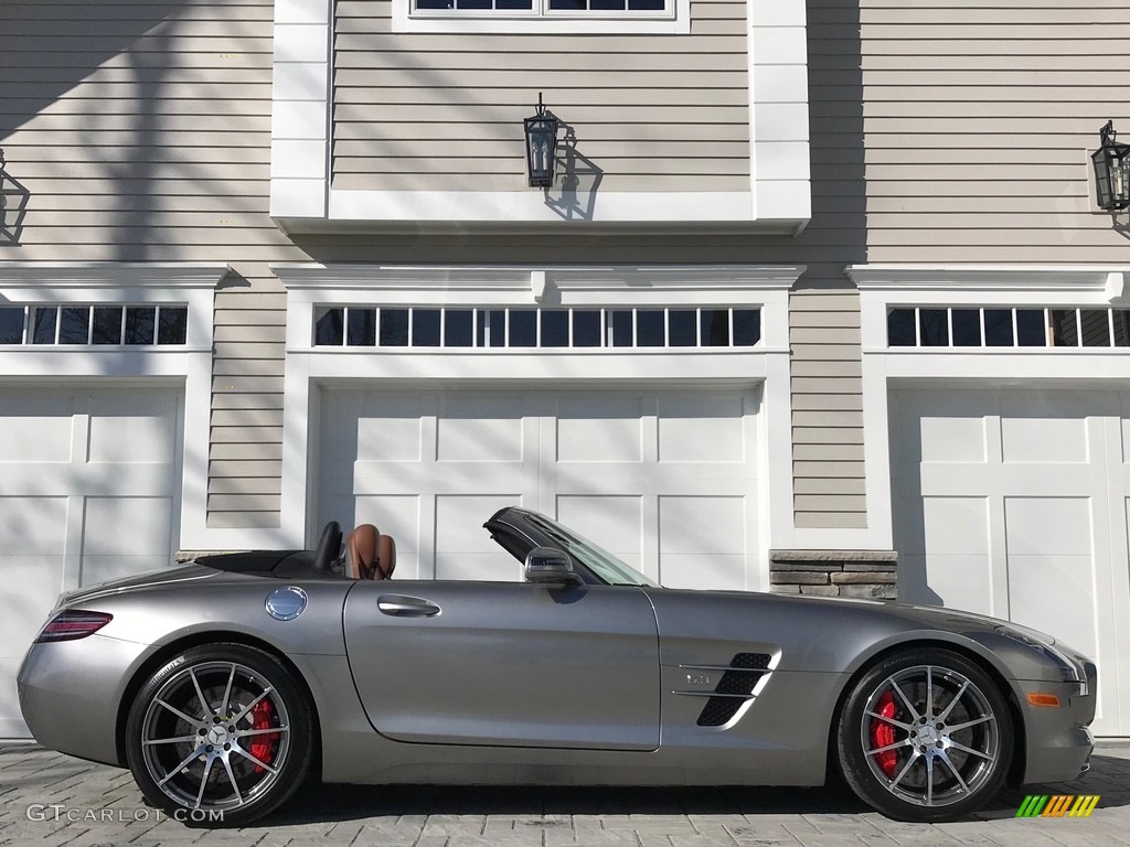 ALU-BEAM Metallic 2012 Mercedes-Benz SLS AMG Roadster Exterior Photo #138631437