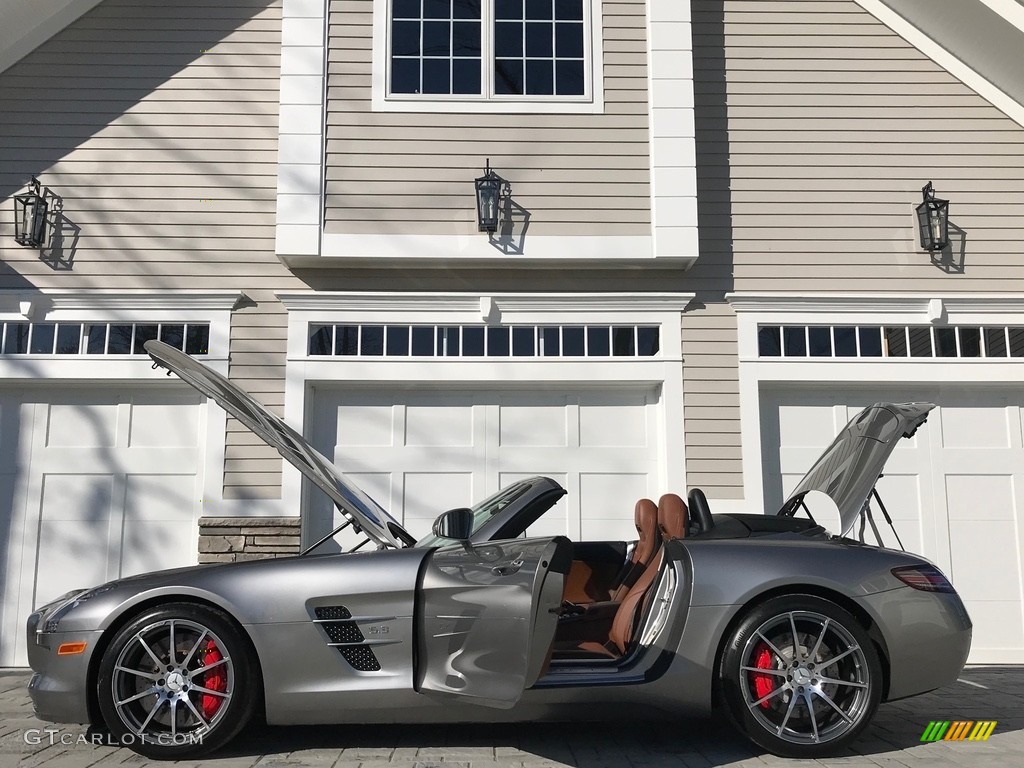 ALU-BEAM Metallic 2012 Mercedes-Benz SLS AMG Roadster Exterior Photo #138632289