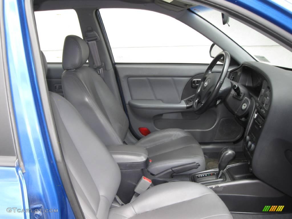 2004 Elantra GT Hatchback - Tidal Wave Blue / Gray photo #7