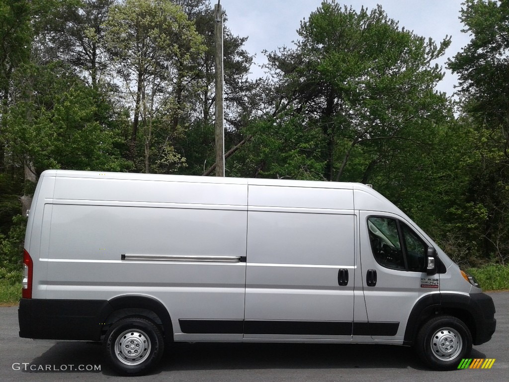 Bright Silver Metallic 2020 Ram ProMaster 3500 High Roof Cargo Van Exterior Photo #138636315