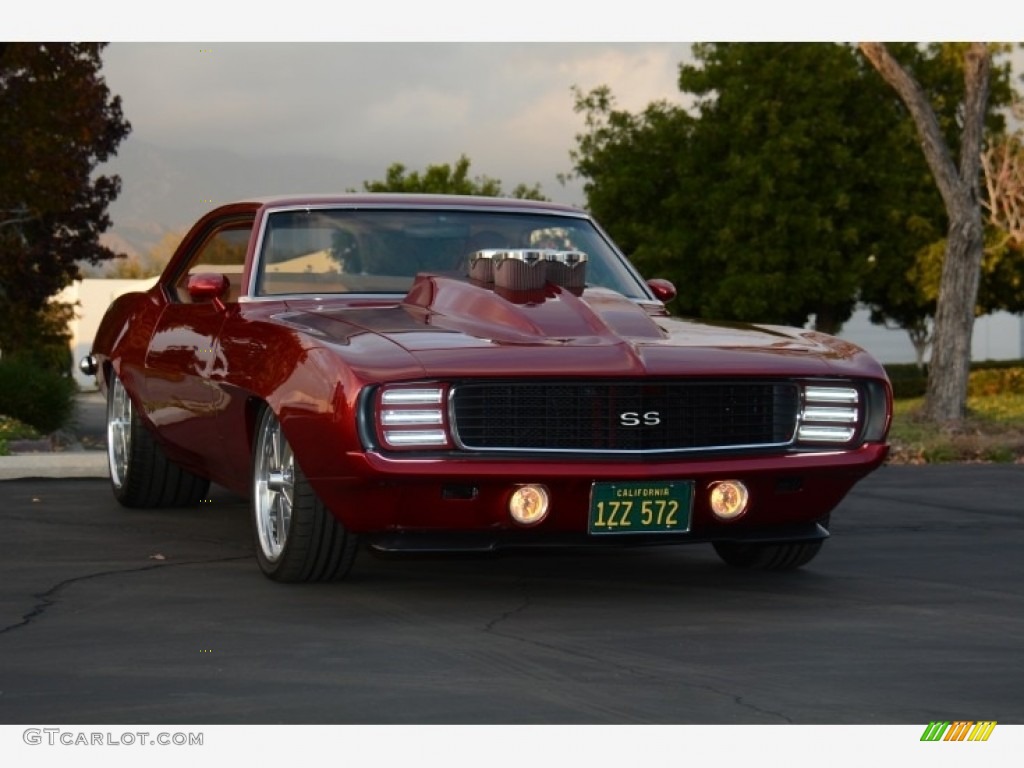 1969 Camaro Restomod Coupe - Red / Tan photo #8