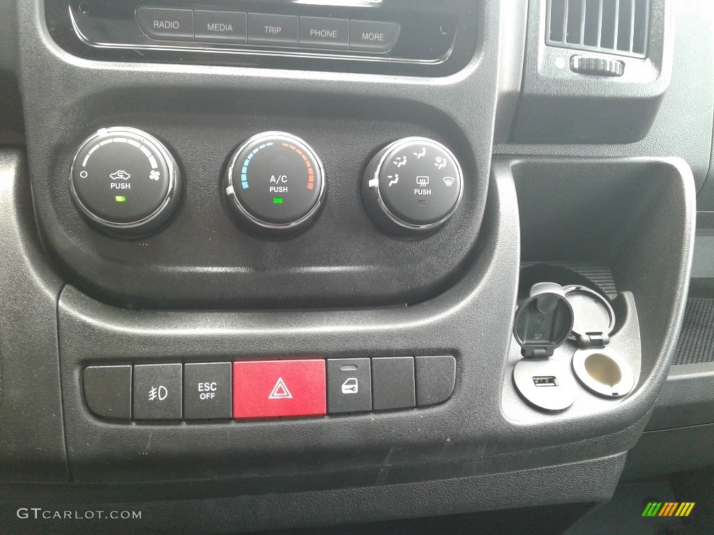 2020 Ram ProMaster 3500 High Roof Cargo Van Controls Photo #138636768