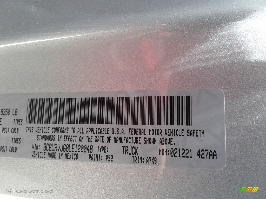 2020 ProMaster Color Code PS2 for Bright Silver Metallic Photo #138636886